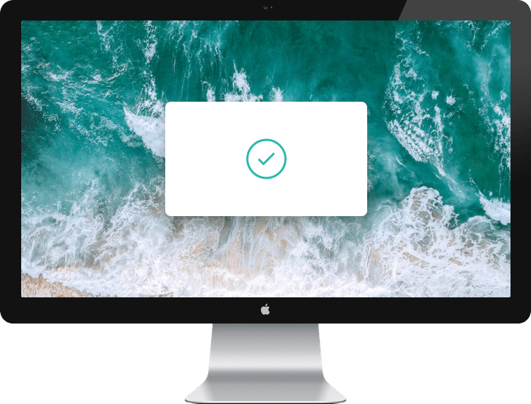A computer screen
